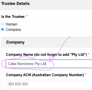 correct trustee of the smsf is holding the asset but no notice that the trust beneficial owner is the SMSF