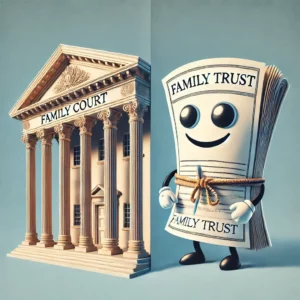 Family trust vs family court who wins