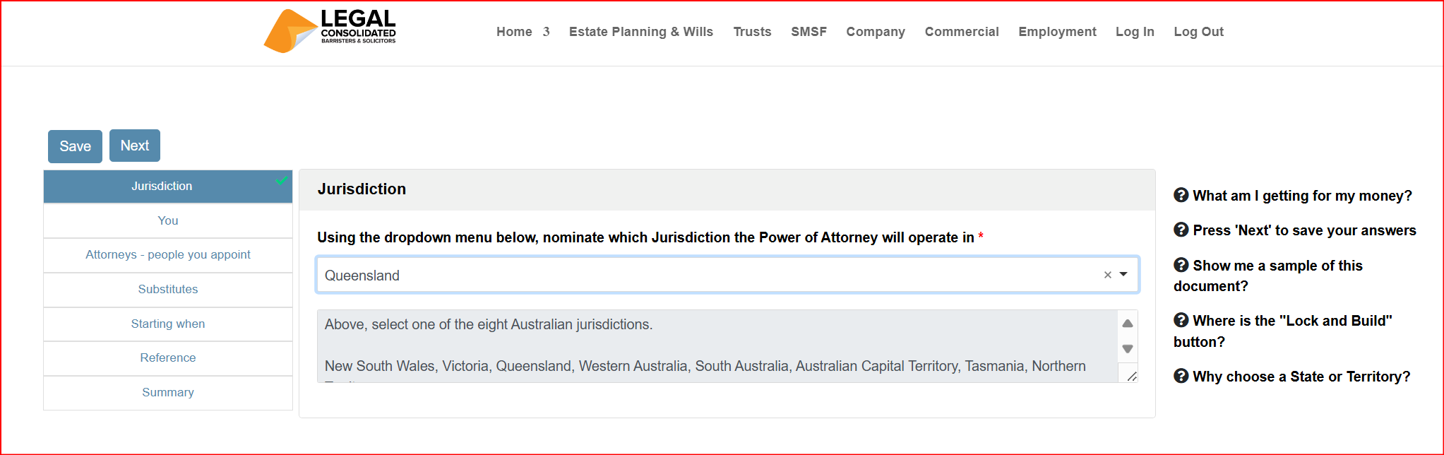 Queensland enduring power of attorney