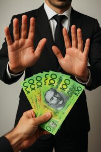 Reject money from a Family Discretionary Trust