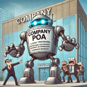 Company POA protects the company, not humans.