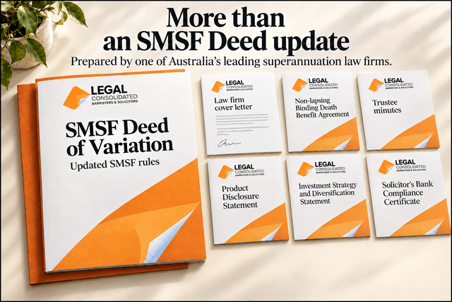 Seven documents included in the Legal Consolidated SMSF Update