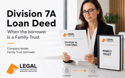 Div 7A Loan Agreement where the borrower is the Family Trust