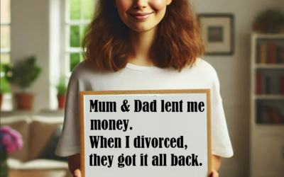 Loans to children in case they divorce or go bankrupt