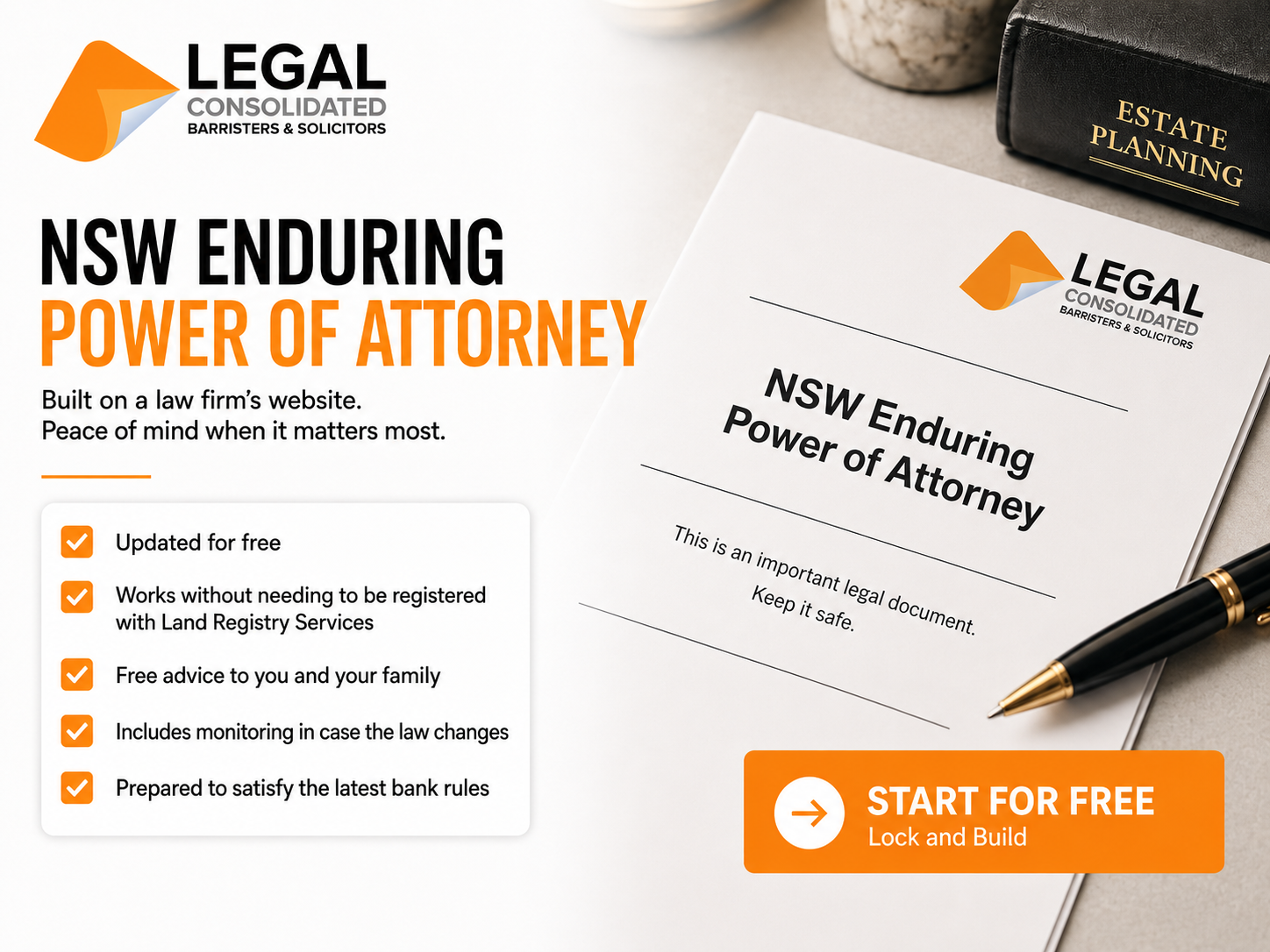 NSW Power of Attorney for banks and Land Registry Services