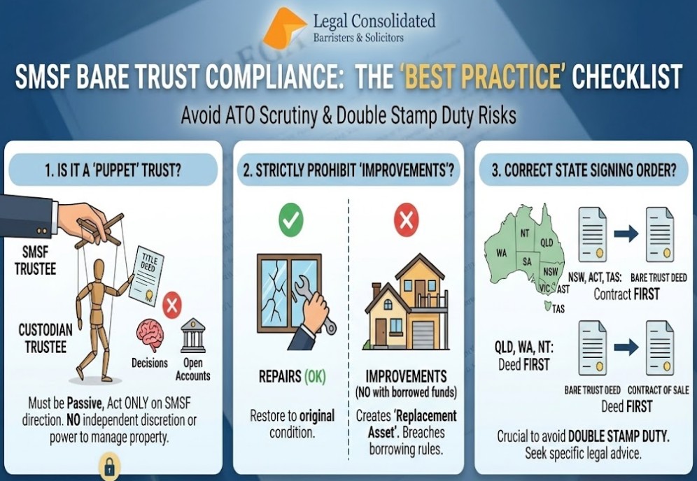 checklist on how to gear a SMSF