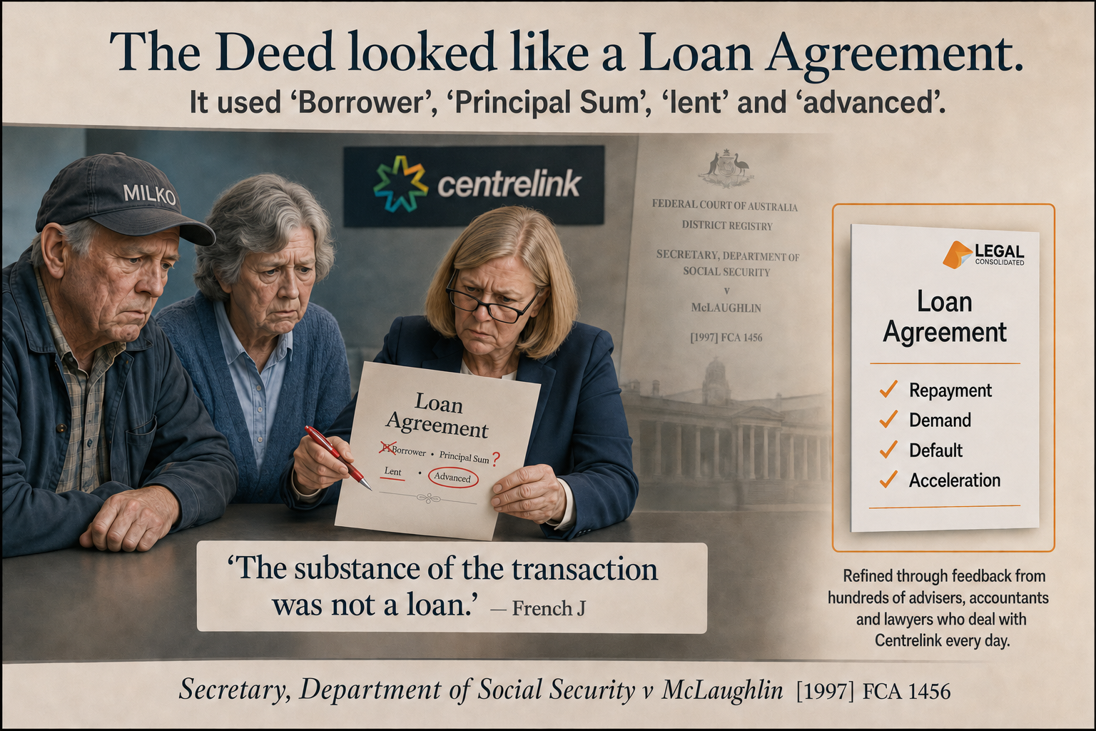 Secretary, Department of Social Security v McLaughlin