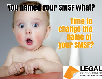 change SMSF name update superannuation fund name change name of a superannuation fund